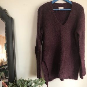 Eggplant colored Lou & Grey sweater